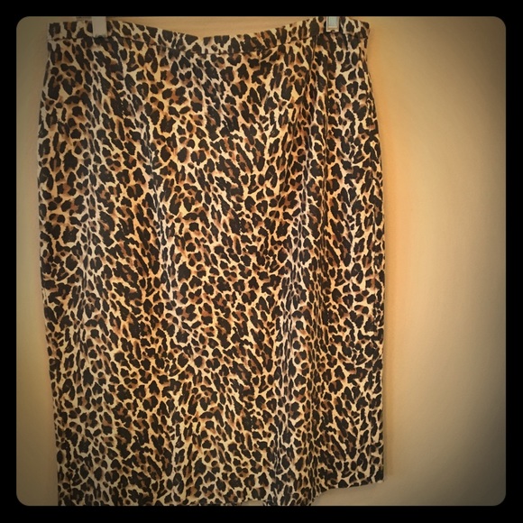J. Crew Dresses & Skirts - J.Crew Leopard Print Skirt
